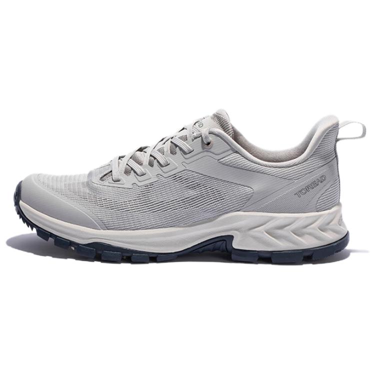 TOREAD Outdoor Sports Abrasion Resistant Breathable Slip Resistant Low top Hiking Shoes Men’s Mountain Shadow Gray