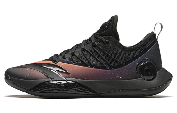 Anta Skyline 2 Slip Resistant Abrasion Resistant Low top Basketball Shoes Men's Black