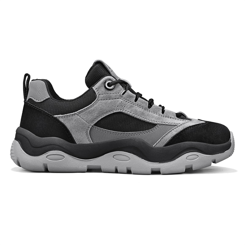 Jeep Slip Resistant Abrasion Resistant Low top Hiking Shoes Men’s Gray