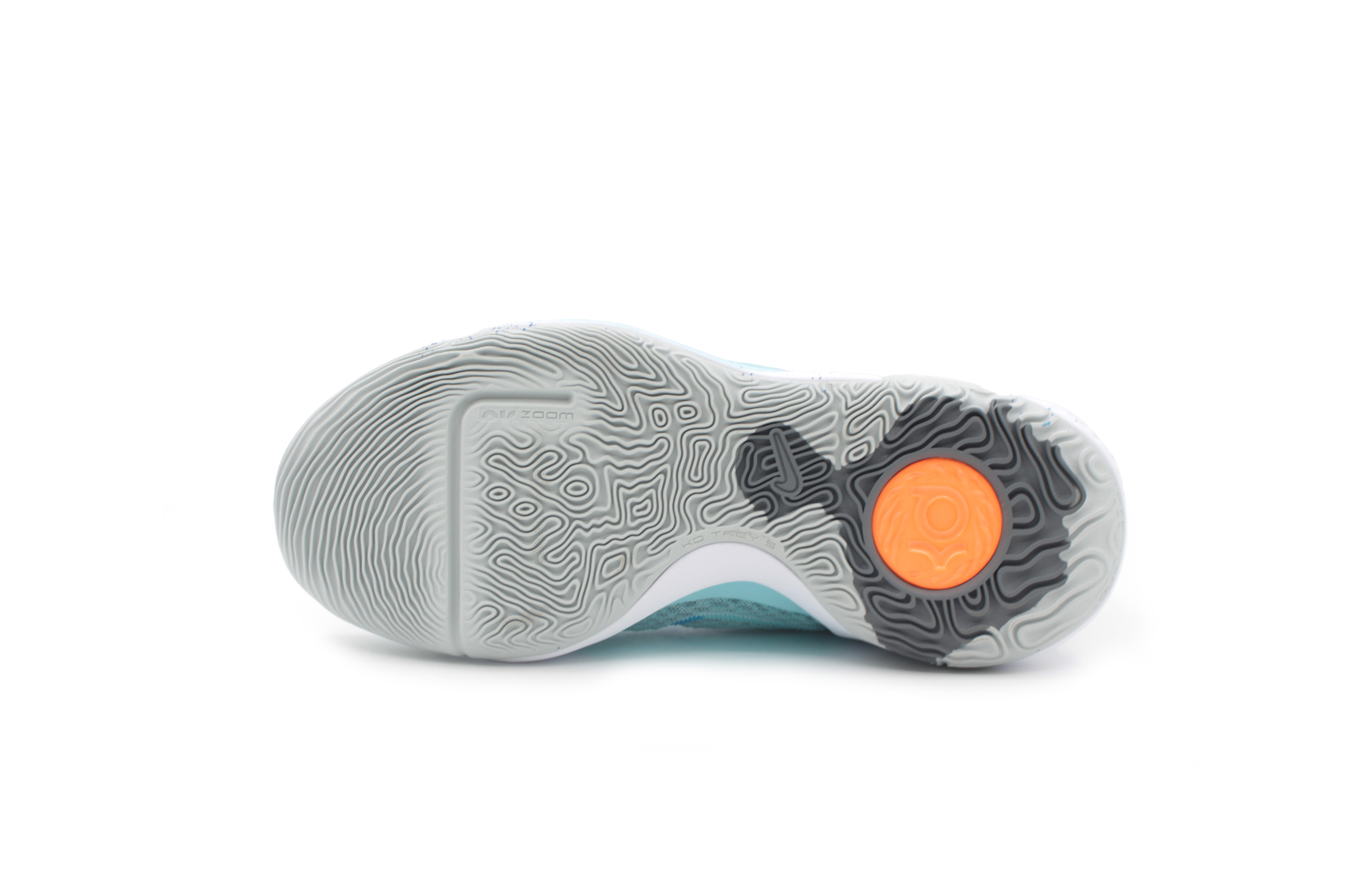 Nike KD Trey 5 IX Mesh Slip Resistant Abrasion Resistant Mid top Basketball Shoes Unisex Blue