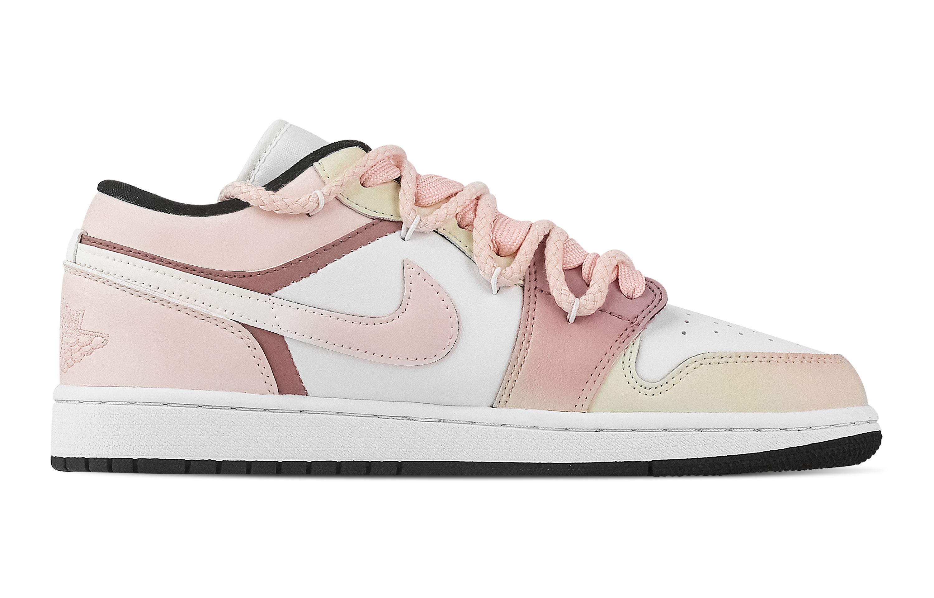 Jordan Air Jordan 1 Sweetheart Love Low top Vintage Basketball Shoes Unisex Pink