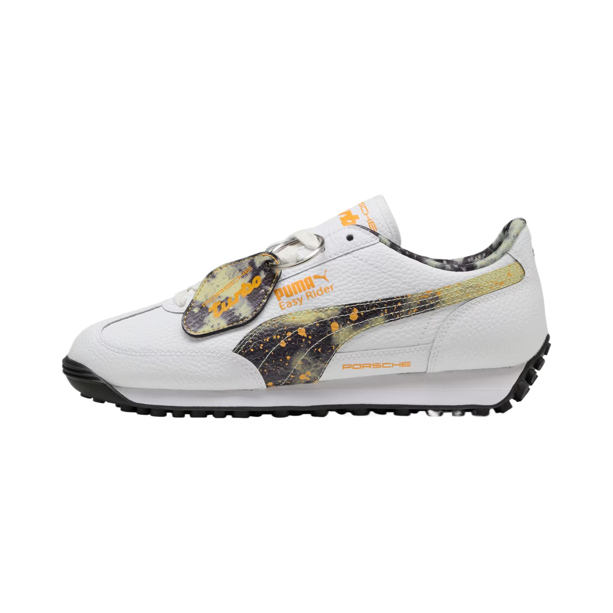 PUMA Easy Rider Cushioning Abrasion Resistant Cushioning, Wear Resistant Low top Training Shoes Men's White