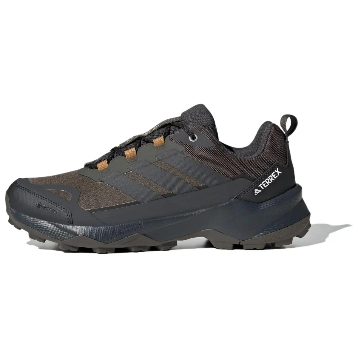 Adidas Terrex Skychaser Ax5 Waterproof And Breathable Support Hiking Shoes Men's Brown Green