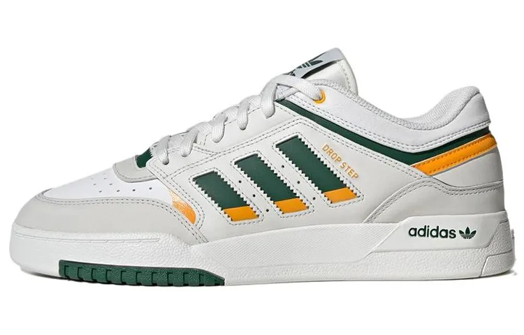 Adidas Originals Drop Step Low 'Grey White Green Yellow'