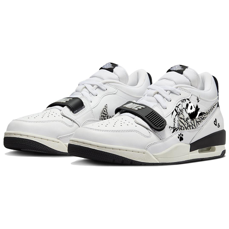 Jordan Air Jordan 1 Slip Resistant Abrasion Resistant Mid top Vintage Basketball Shoes Men’s Black White