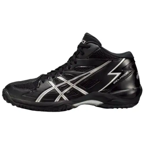Asics Mid top Basketball Shoes Unisex Black