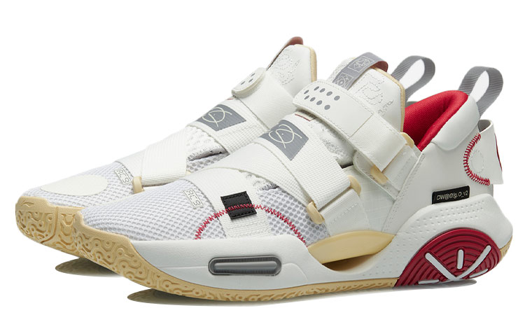 Li Ning All City 9 V2 Basketball Shoes Men’s Low Top Standard White/Ivory