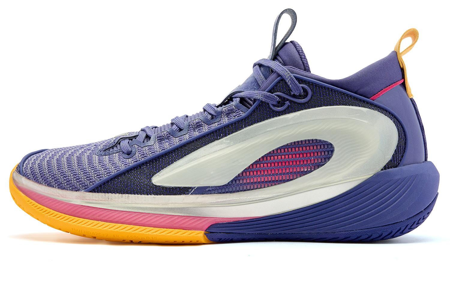 QIAODAN Prickle 8 Basketball Shoes Men’s Low Top Night Twilight Purple