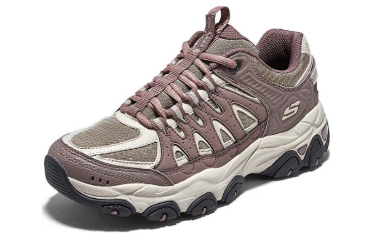 Skechers DLites Training Shoes ‘Brown Beige Mauve’ Women’s