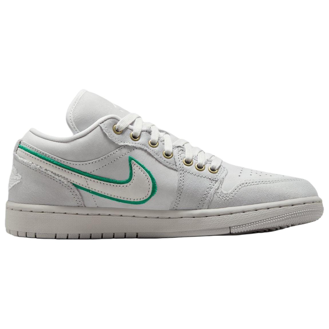 Jordan Air Jordan 1 Low top Vintage Basketball Shoes Women's Gray