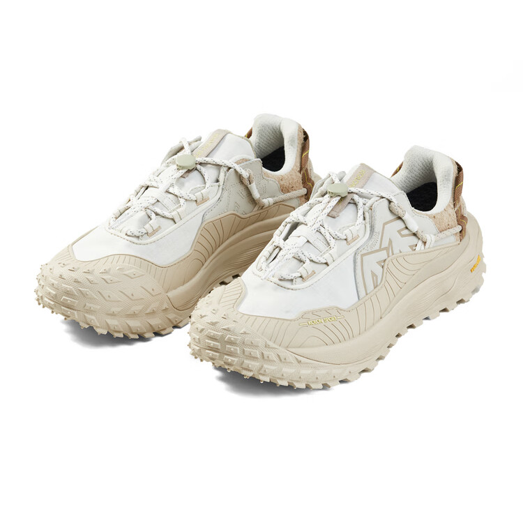 KOLON SPORT LIT CAMP Textile, Leather Comfortable Low top Hiking Shoes Unisex White