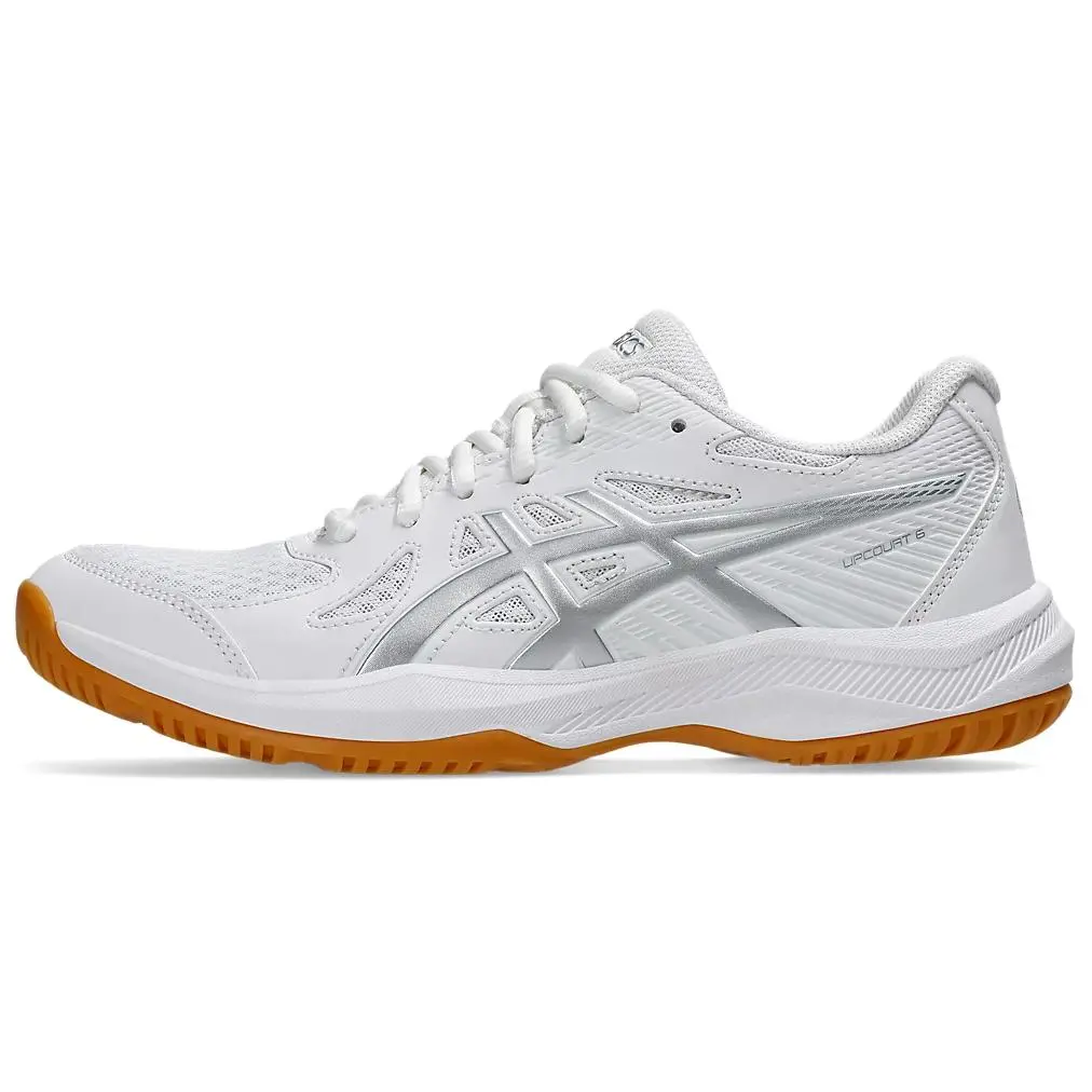 ASICS Abrasion Resistant Low top Training Shoes Women's White Silver