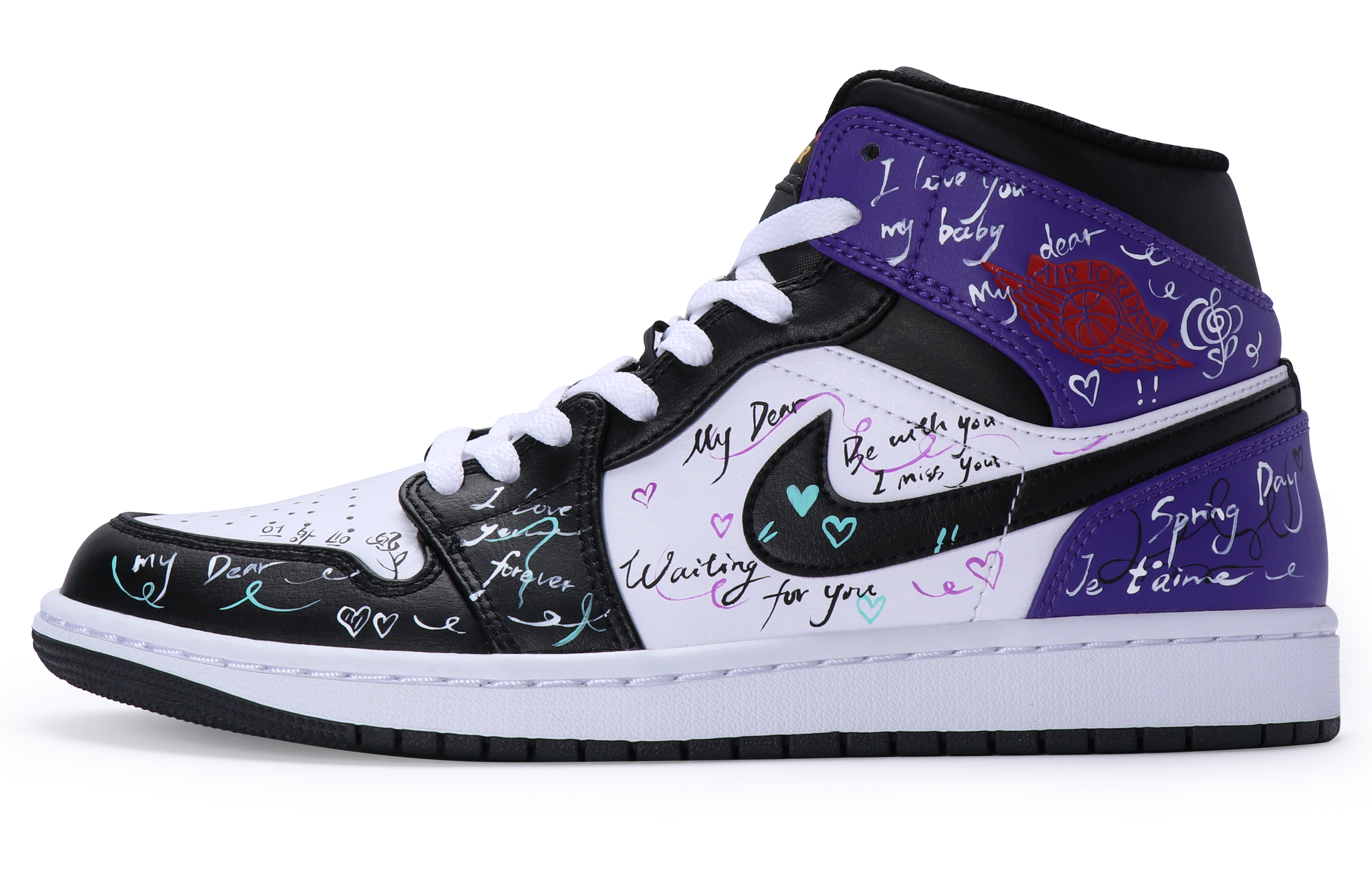 Jordan Air Jordan 1 811 Manufacturing, Love Vows Cushioning Slip Resistant Abrasion Resistant