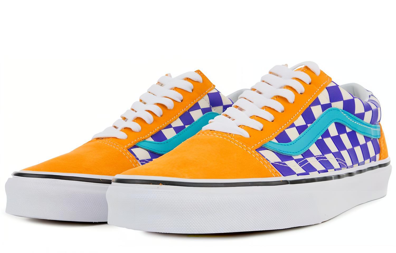 Кеды Vans Old Skool Thermochrome (желтые в шахматную клетку) — фото 2