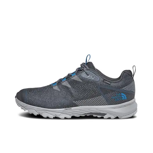 THE NORTH FACE Slip Resistant Abrasion Resistant Low top Mountaineering & Hiking Shoes Men's Gray