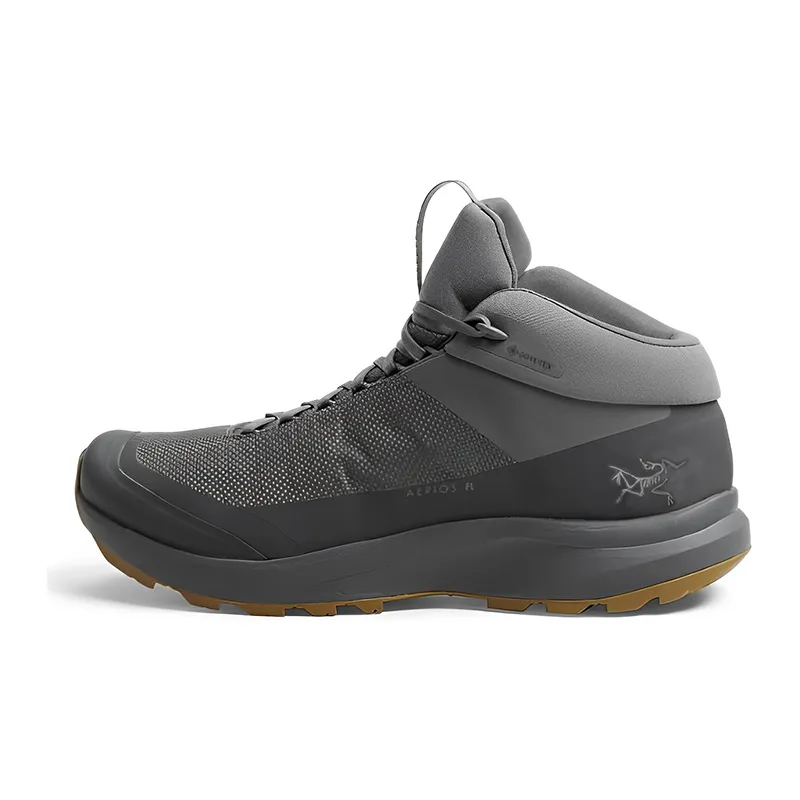 Arc'teryx AERIOS FL 2 Mid GTX Comfortable Cushioning Slip Resistant Abrasion Resistant Outdoor Shoes Unisex Gray