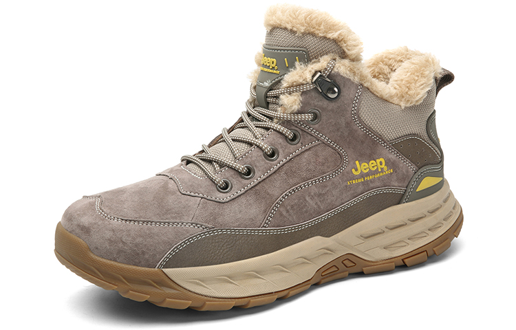 Jeep Fleece Lined Collection Cushioning Abrasion Resistant Coverage Support Mid top