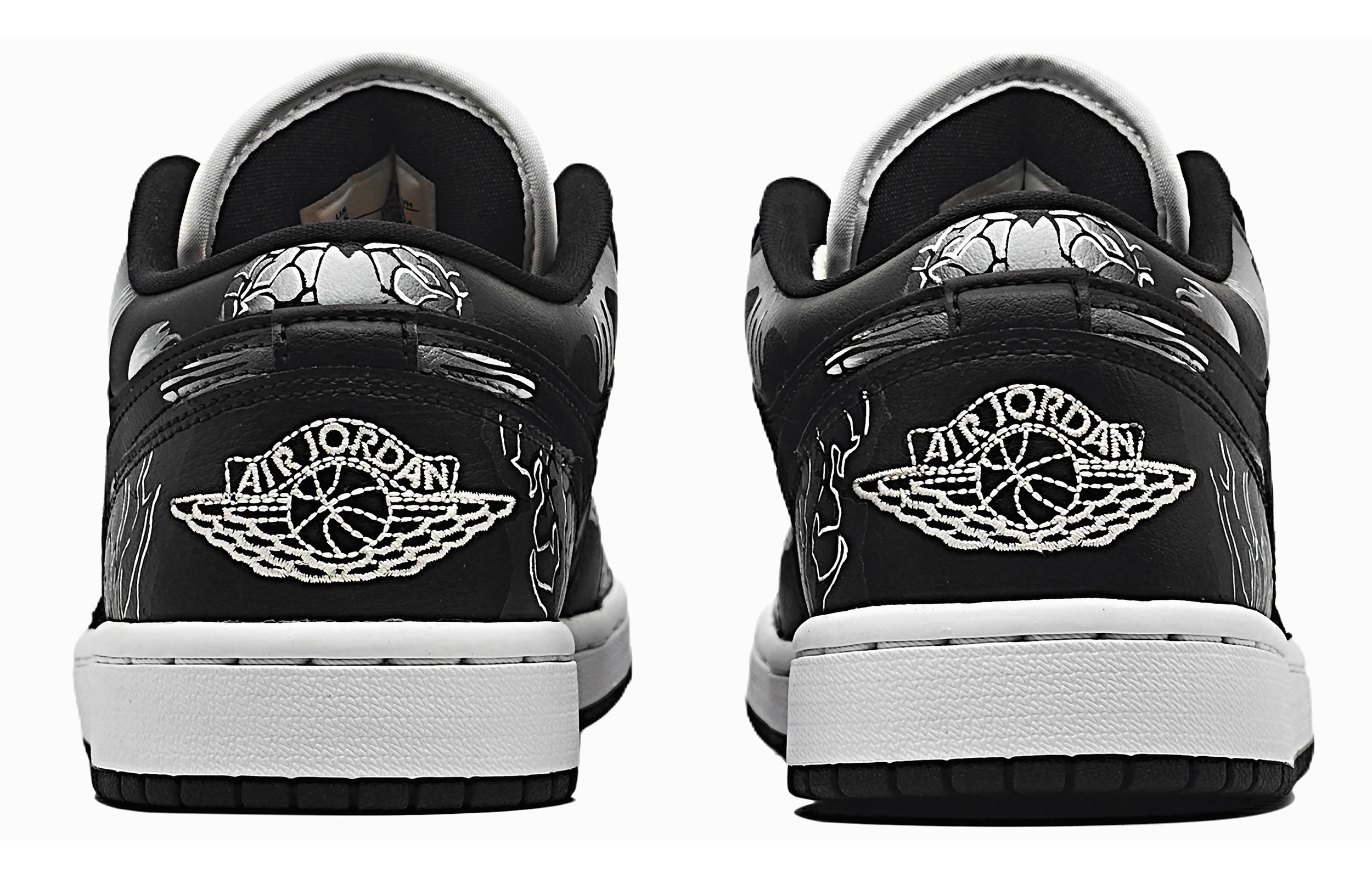 Jordan Air Jordan 1 Dark Scale Leather Abrasion Resistant Abrasion Resistant Low top Vintage Basketball Shoes Unisex