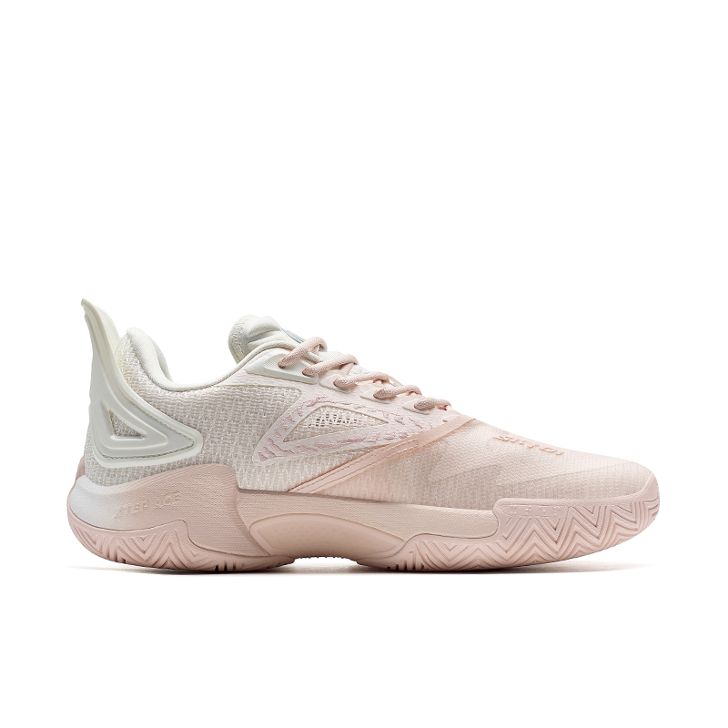 XTEP Inverter 1.3 Basketball Shoes Men’s Low Top Cherry Blossom Pink/Sail White