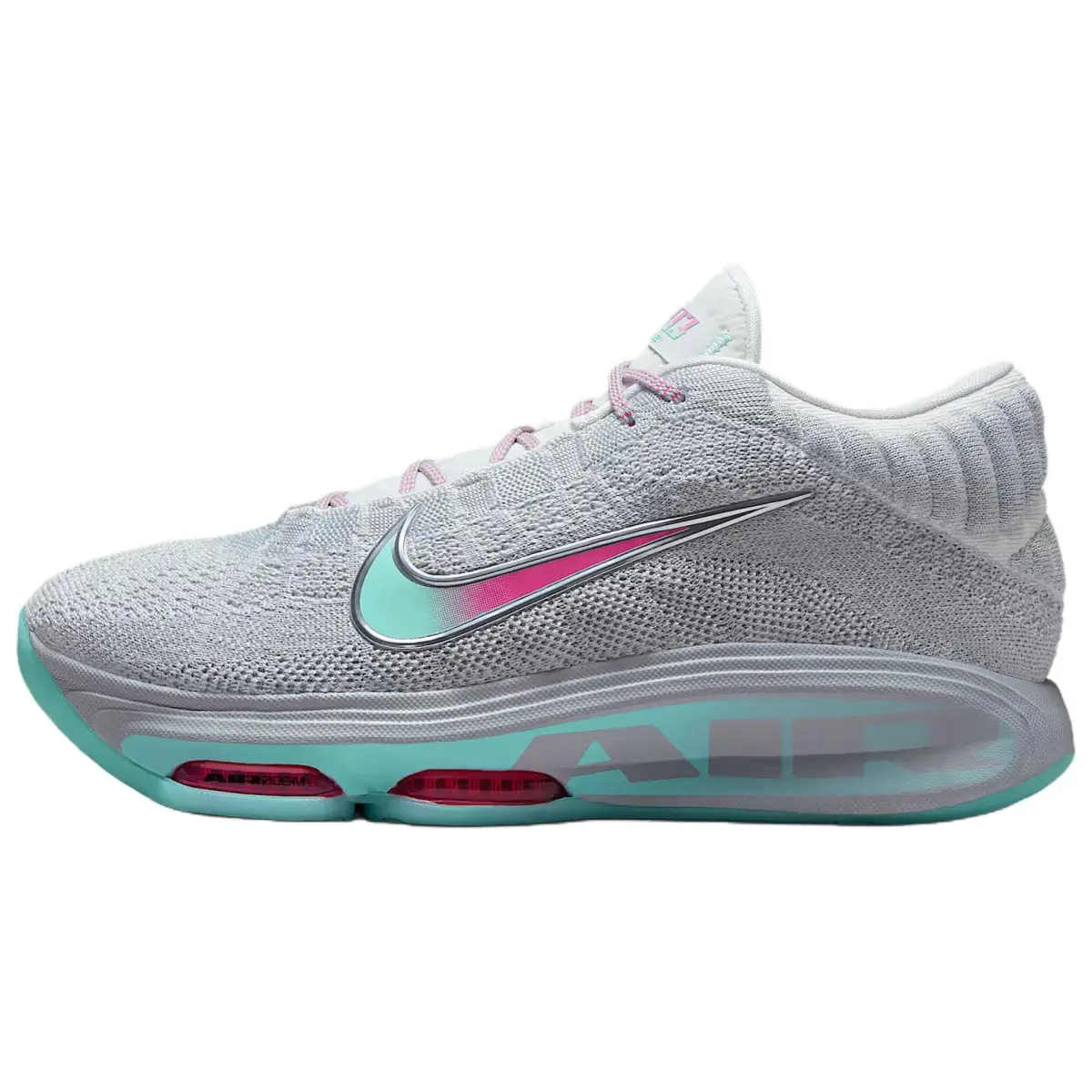 Nike GT Hustle 3 Low top Basketball Shoes Unisex Gray Blue