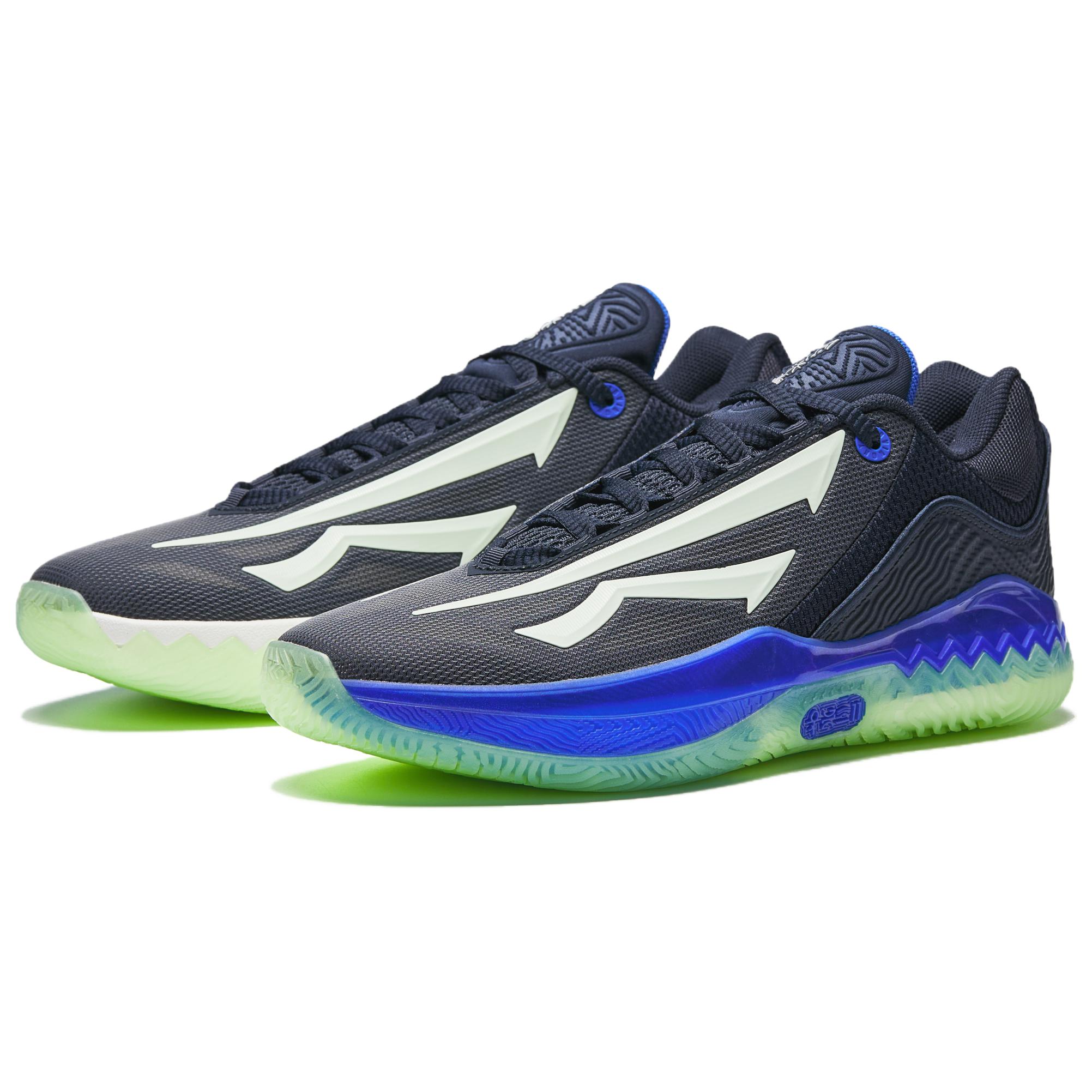Anta KAI SPEED 2 Low top Basketball Shoes Men’s Black Blue