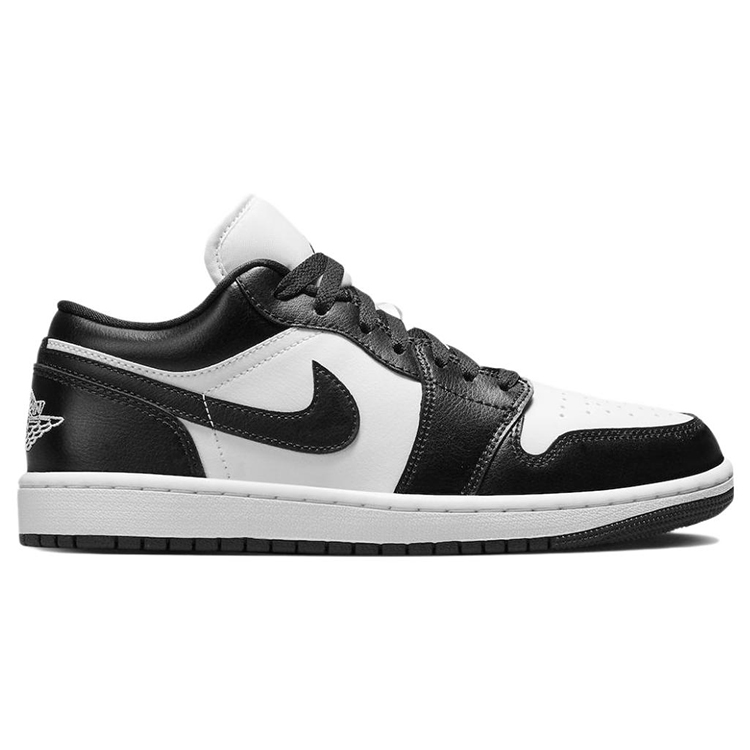 Jordan Air Jordan 1 Abrasion Resistant Slip Resistant Low top Vintage Basketball Shoes Women’s Black White