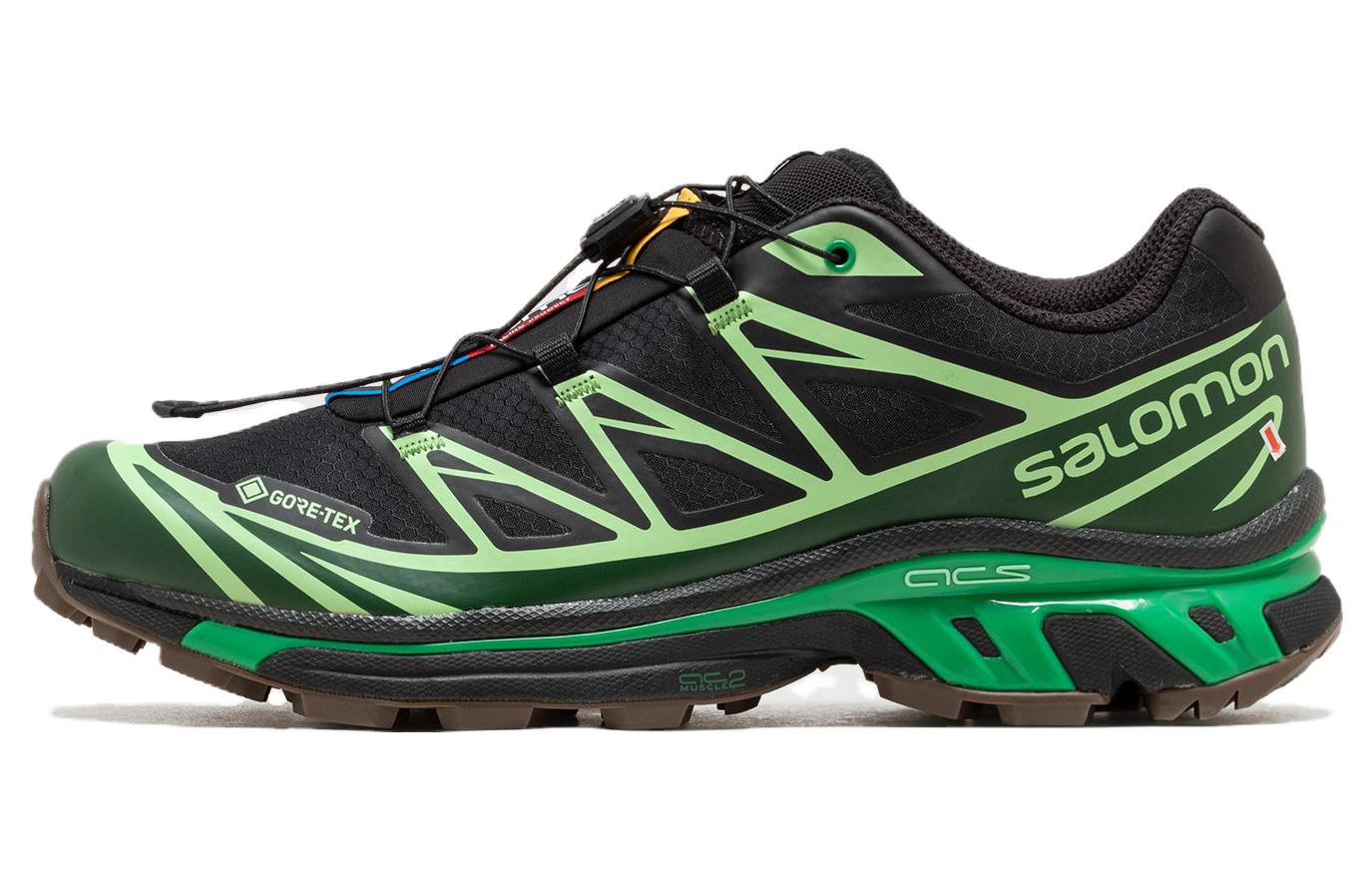 Мужские кроссовки Salomon XT-6 (зеленые)