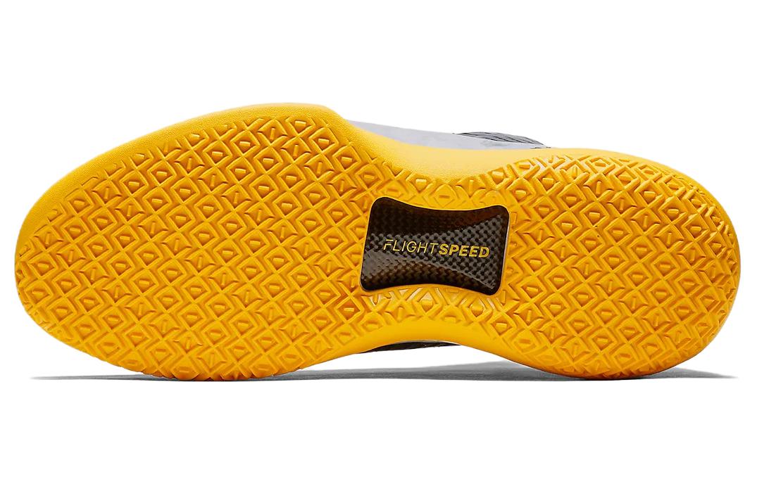 Мужские кроссовки Jordan Air Jordan 32 Low “Michigan” (темно-синий / желтый) — 大学蓝/金属银/白/黄 — фото 6