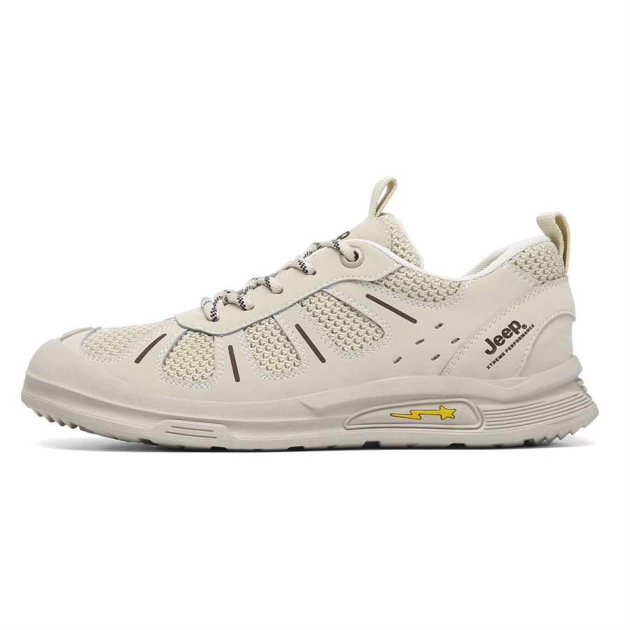 Jeep Mountaineering & Hiking Shoes Men’s Low Top Gray/Sand