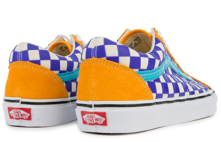 Кеды Vans Old Skool Thermochrome (желтые в шахматную клетку) — фото 3