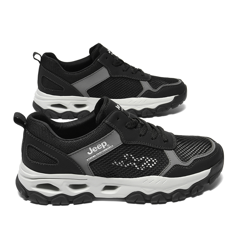 Jeep Comfortable Low top Hiking Shoes Men’s Black
