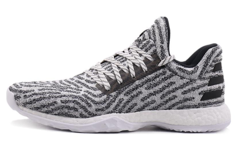 Мужские кроссовки adidas Harden LS (серый / черный / белый) — Серый / чёрный / белый — фото 1