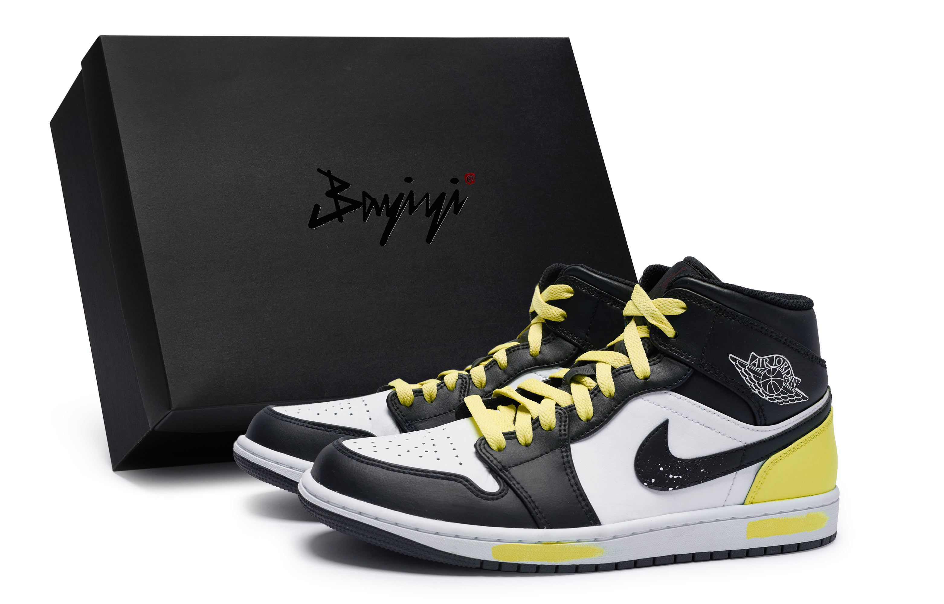 Jordan Air Jordan 1 811 Manufacturing, Jiyue Breeze Yellow, Special Shoe Box