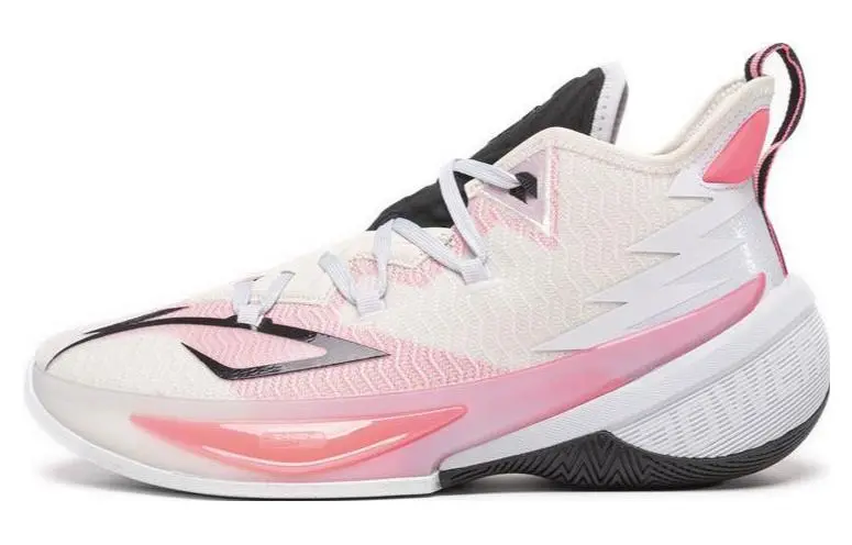 Li Ning Power 9 Premium Textile, Synthetic Leather, TPU Abrasion Resistant Breathable Mid top Basketball Shoes Men's