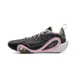 Li Ning DLO1 Cushioning Rebound Grip Low top Basketball Shoes Men's Black Gray