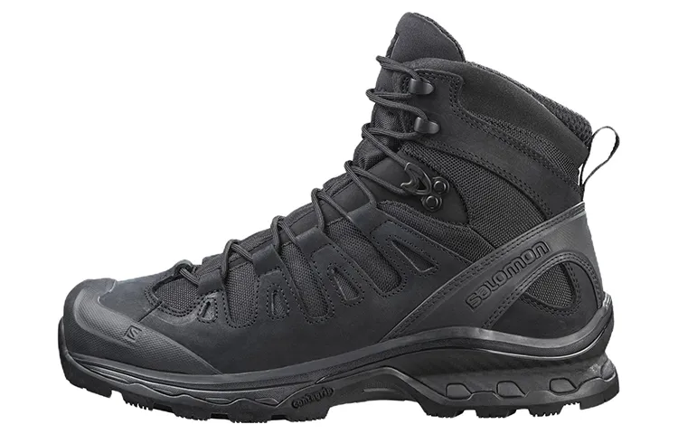 SALOMON QUEST 4D FORCES 2 Textile, Leather Comfortable Breathable High top Hiking Shoes Unisex