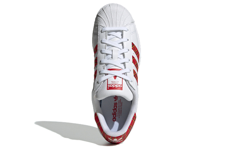 Кеды adidas originals Superstar (красно-белые) — фото 4