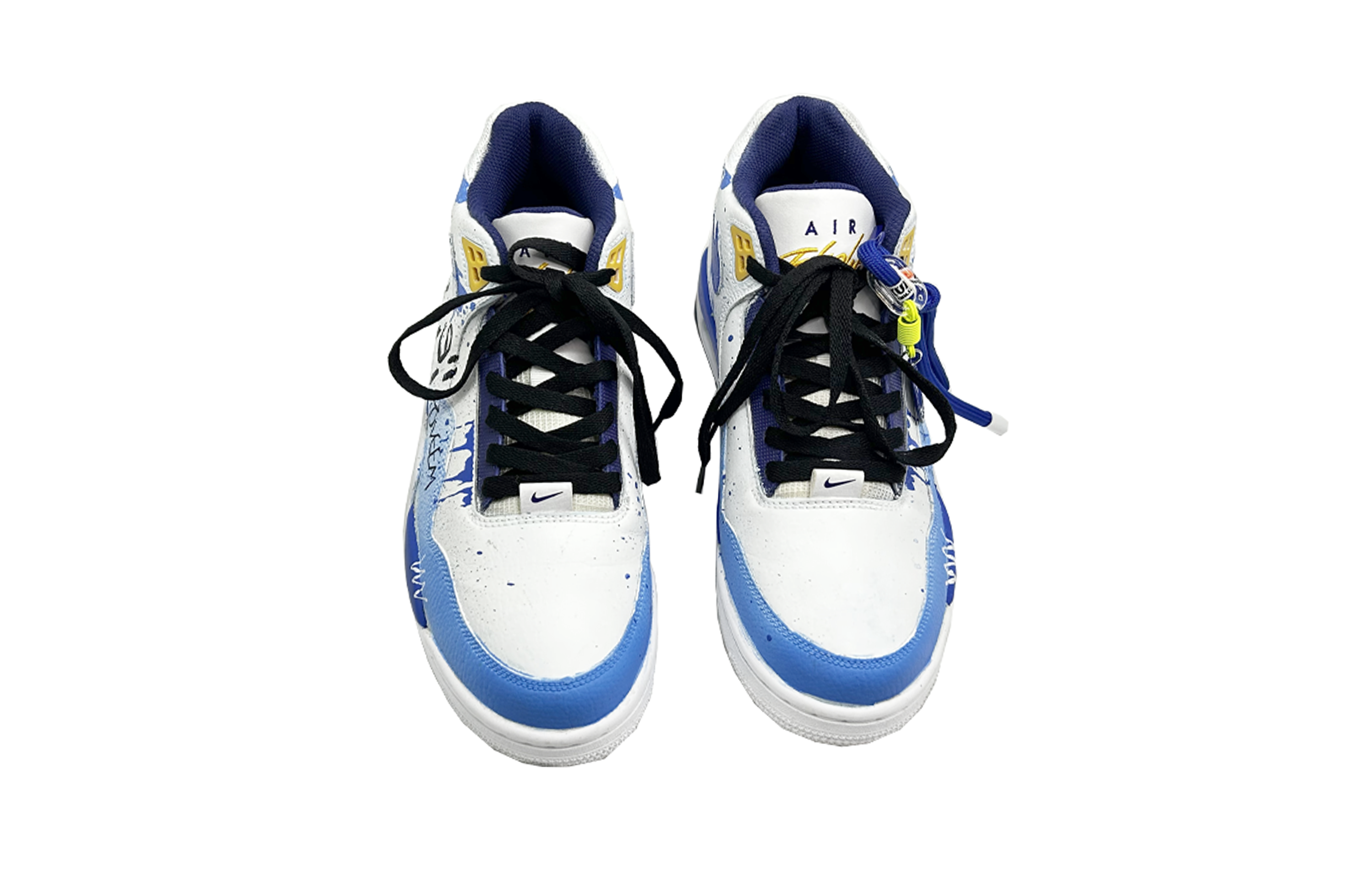 Nike Flight Legacy Mid top Vintage Basketball Shoes Men’s Light Blue