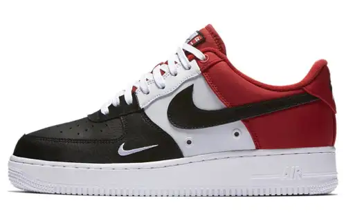 Nike Air Force 1 Low Black Toe Mini Swoosh