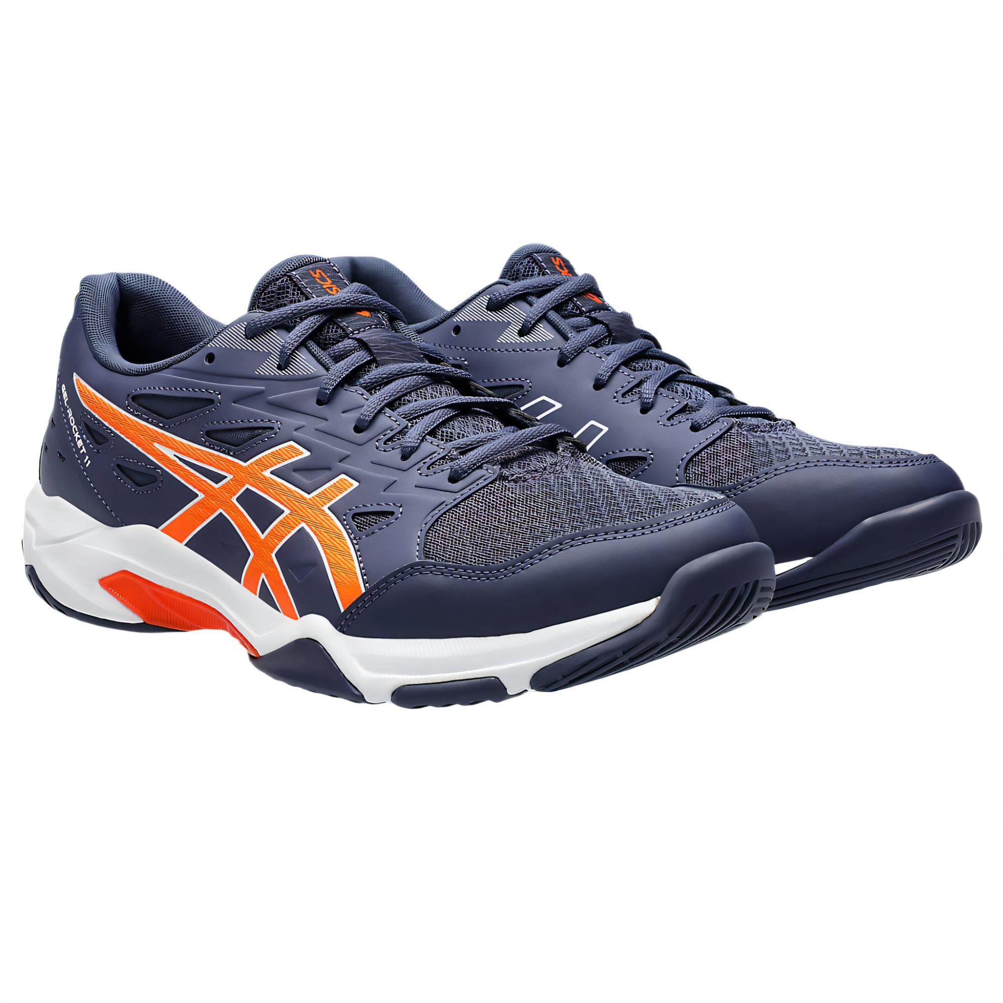 ASICS Gel Rocket 11 Indigo Fog Nova Orange