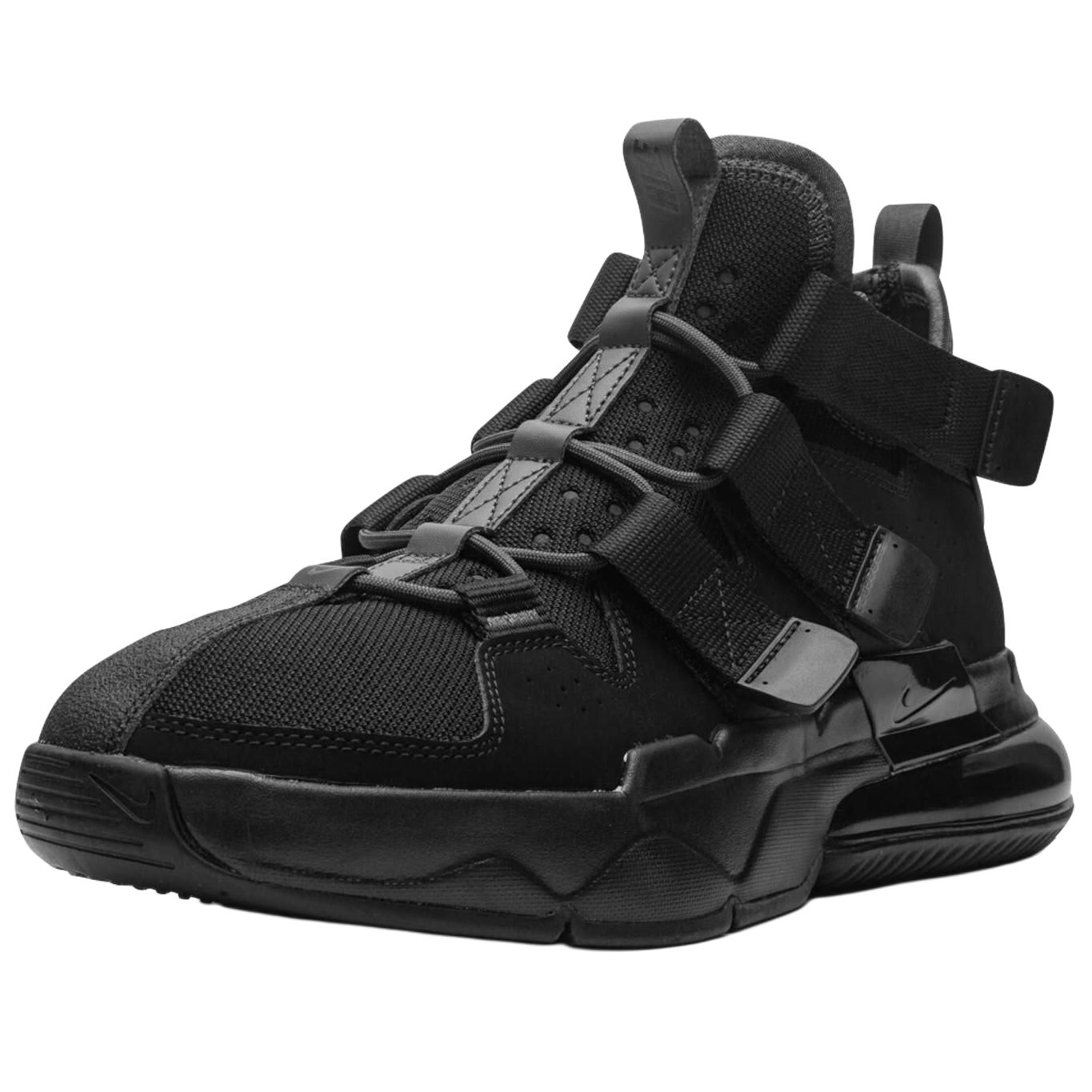 Мужские кроссовки Nike Air Edge 270 Triple Black (черные) — фото 2