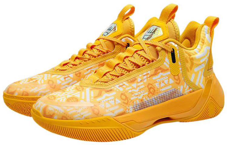 XTEP Levitation 6 Cushioning Slip Resistant And Abrasion Resistant Coverage Mid top Performance Basketball Shoes Men’s