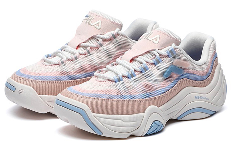 FILA FUSION Handle Low top Vintage Basketball Shoes Women’s Blue Brown