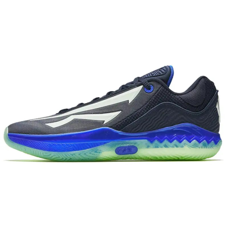 Anta KAI SPEED 2 Low top Basketball Shoes Men's Black Blue