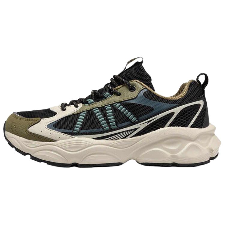 361° Cushioning Slip Resistant Grip Cushioning Slip Resistant Grip Low top Hiking Shoes Men’s Obsidian Black Army Green