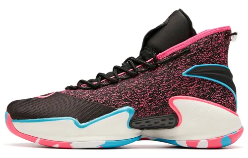 Anta Basketball Collection High top Performance Basketball Shoes Men's Neon Pink