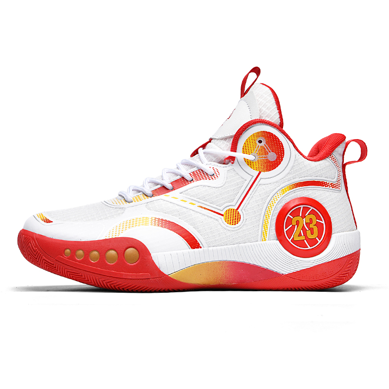 GQWE Slip Resistant Abrasion Resistant High top Basketball Shoes Unisex