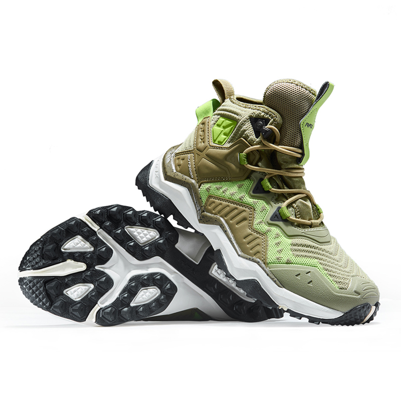 RAX Slip Resistant, Breathable, Lightweight High top Outdoor Shoes Men’s Green