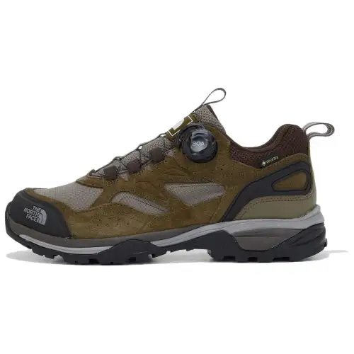 THE NORTH FACE Slip Resistant Abrasion Resistant Low top Mountaineering Shoes Unisex Brown Black