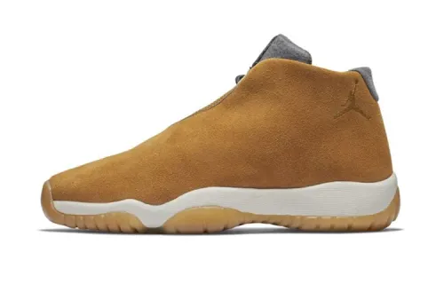 Jordan Air Jordan 11 Future Comfortable and Versatile Non-Slip Lightweight Low-top Retro Basketball Shoes Women's Wheat Color
